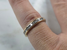 Load image into Gallery viewer, Womens Vintage Estate 14k Gold Magic Glo Diamond Ring 3.0g #E5754
