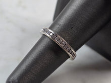 Load image into Gallery viewer, Womens Vintage Estate 14k White Gold Diamond Ring 3.0g E5757