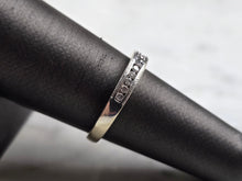 Load image into Gallery viewer, Womens Vintage Estate 14k White Gold Diamond Ring 3.0g E5757