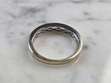 Load image into Gallery viewer, Womens Vintage Estate 14k White Gold Diamond Ring 3.0g E5757