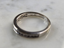 Load image into Gallery viewer, Womens Vintage Estate 14k White Gold Diamond Ring 3.0g E5757