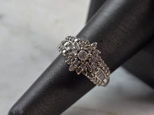 Load image into Gallery viewer, Womens Vintage Estate 14K White Gold Diamond Ring, 4.7g E5759