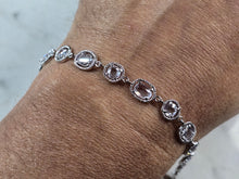 Load image into Gallery viewer, Womens Vintage Estate Sterling Silver Modernist Bracelet 8.3g #E5777