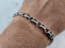 Load image into Gallery viewer, Womens Vintage Estate Sterling Silver Modernist Bracelet 13.1g #E5779