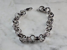 Load image into Gallery viewer, Womens Vintage Estate Sterling Silver Modernist Bracelet 28.7g #E5782
