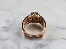 Load image into Gallery viewer, Exquisite Womens Vintage Estate 14K Rose Gold Diamond Ring 8.2g E5793