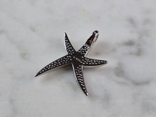 Load image into Gallery viewer, Womens Sterling Silver Starfish Blue Opal Pendant 2.7g E5801