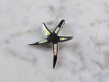 Load image into Gallery viewer, Womens Sterling Silver Starfish Opal Pendant 2.7g E5803