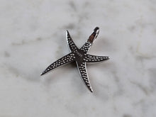 Load image into Gallery viewer, Womens Sterling Silver Starfish Opal Pendant 2.7g E5803