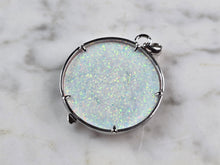 Load image into Gallery viewer, Womens Sterling Silver Opal Koi Fish Pendant 10.7g E5805