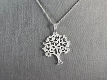 Load image into Gallery viewer, Womens Vintage Sterling Silver Tree Of Life Pendant Necklace 4.0g E5815