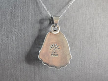 Load image into Gallery viewer, Womens Vintage Estate Sterling Silver Turquoise Pendant Necklace 18.9g E5826