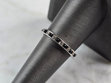 Load image into Gallery viewer, Womens Vintage Estate Sterling Silver Modernist Infinity Ring 2.1g E5835