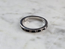 Load image into Gallery viewer, Womens Vintage Estate Sterling Silver Modernist Infinity Ring 2.1g E5835
