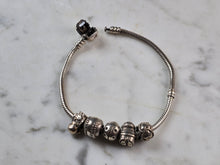 Load image into Gallery viewer, Womens Vintage Estate Sterling Silver Pandora Charm Bracelet 38.4g E5838