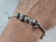 Load image into Gallery viewer, Womens Vintage Estate Sterling Silver Pandora Charm Bracelet 38.4g E5838