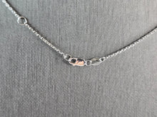 Load image into Gallery viewer, Sterling Silver Jewish Judaica Star of David CZ Pendant Necklace, 4.2g E5840