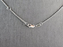 Load image into Gallery viewer, Womens Sterling Silver CZ Nautical Compass Pendant Necklace 3.2g E5843