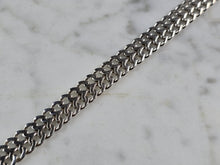Load image into Gallery viewer, Womens Vintage Estate Sterling Silver Link Bracelet 7.2g E5844