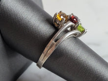 Load image into Gallery viewer, Womens Vintage Estate Sterling Silver Modernist Ring 4.3g E5853