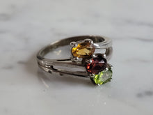 Load image into Gallery viewer, Womens Vintage Estate Sterling Silver Modernist Ring 4.3g E5853