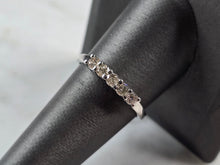 Load image into Gallery viewer, Womens Vintage Estate 10K White Gold Diamond Ring 2.5g E5859