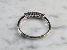 Load image into Gallery viewer, Womens Vintage Estate 10K White Gold Diamond Ring 2.5g E5859