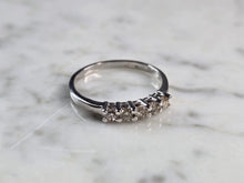 Load image into Gallery viewer, Womens Vintage Estate 10K White Gold Diamond Ring 2.5g E5859