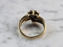 Load image into Gallery viewer, Womens Vintage Estate 14K Yellow Gold Diamond Heart Ring 5.0g E5862