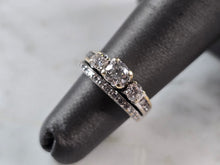Load image into Gallery viewer, Womens Vintage Estate 14K Yellow &amp; White Gold Diamond Ring, 4.6g E5867