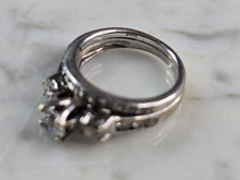 Load image into Gallery viewer, Womens Vintage Estate 14K Yellow &amp; White Gold Diamond Ring, 4.6g E5867
