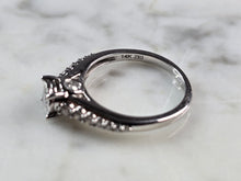 Load image into Gallery viewer, Womens Vintage Estate 14K White Gold Diamond Ring, 3.5g E5871