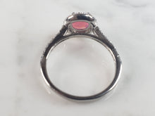 Load image into Gallery viewer, Womens Vintage Estate Sterling Silver Pink Opal Stone Ring 2.7g E5902