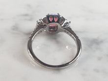Load image into Gallery viewer, Womens Vintage Estate Sterling Silver Pink Opal Stone Ring 3.5g E5920