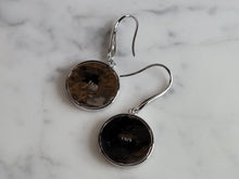 Load image into Gallery viewer, Womens Sterling Silver Opal Tree of Life Earrings 6.9g E6004