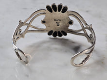 Load image into Gallery viewer, Womens Vintage Sterling Silver Southwestern Turquoise Cuff Bracelet 21.8g E603