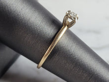 Load image into Gallery viewer, Womens Vintage Estate 14k Gold Diamond Engagement Ring 2.2g #E6061