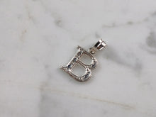 Load image into Gallery viewer, Womens Sterling Silver Initial Letter " B " Pendant 0.3g E6069