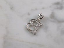 Load image into Gallery viewer, Womens Sterling Silver Initial Letter " B " Pendant 0.3g E6069