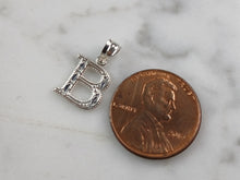Load image into Gallery viewer, Womens Sterling Silver Initial Letter " B " Pendant 0.3g E6069