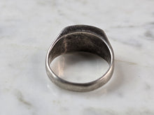 Load image into Gallery viewer, Mens Vintage Estate Southwestern Sterling Silver Turquoise Ring 10.6g E606