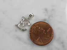 Load image into Gallery viewer, Womens Sterling Silver Initial Letter " E " Pendant 0.3g E6072