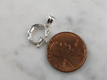 Load image into Gallery viewer, Womens Sterling Silver Initial Letter " G " Pendant 0.3g E6073
