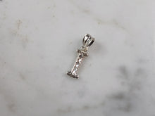 Load image into Gallery viewer, Womens Sterling Silver Initial Letter " I " Pendant 0.3g E6075