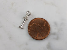Load image into Gallery viewer, Womens Sterling Silver Initial Letter " I " Pendant 0.3g E6075