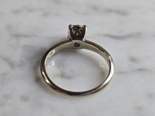 Load image into Gallery viewer, Womens Vintage Estate 14k White Gold Diamond Engagement Ring 2.0g #E6076