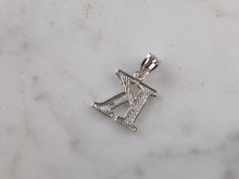 Load image into Gallery viewer, Womens Sterling Silver Initial Letter " K " Pendant 0.3g E6077