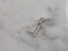 Load image into Gallery viewer, Womens Sterling Silver Initial Letter " L " Pendant 0.3g E6078