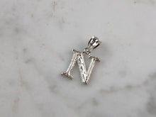 Load image into Gallery viewer, Womens Sterling Silver Initial Letter " N " Pendant 0.3g E6081