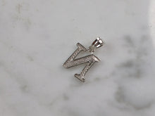 Load image into Gallery viewer, Womens Sterling Silver Initial Letter " N " Pendant 0.3g E6081
